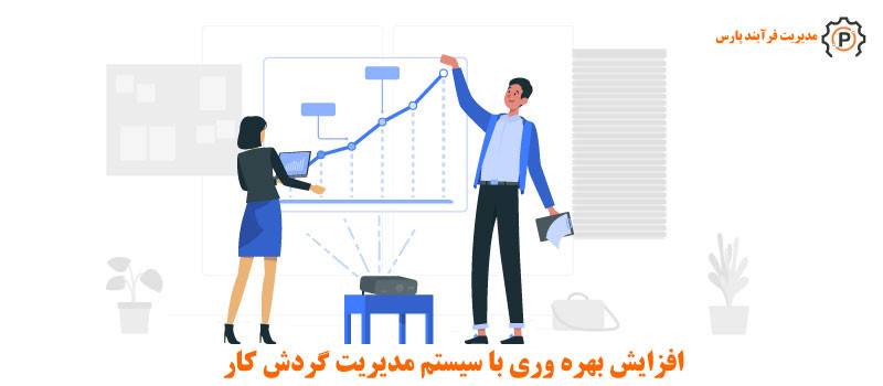 افزایش بهره وری با سیستم مدیریت گردش کار