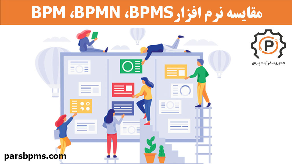مقایسه مفاهیم BPM ،BPMN ،BPMS